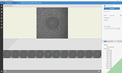 Express Inspection Result for 12 Fibers